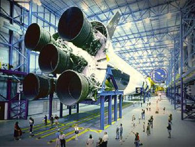 Interior of Apollo-Saturn V Center at Kennedy Space Center