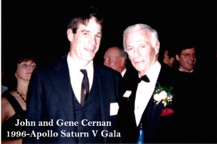 John Starkweather with Gene Cernan at the Gala Grand Opening
