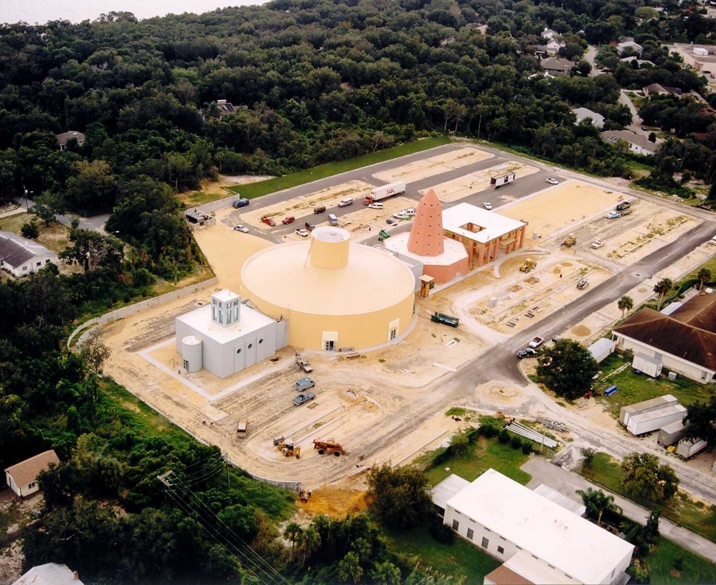 Aerial view of Saint Mary's Catholic Church of Rockledge